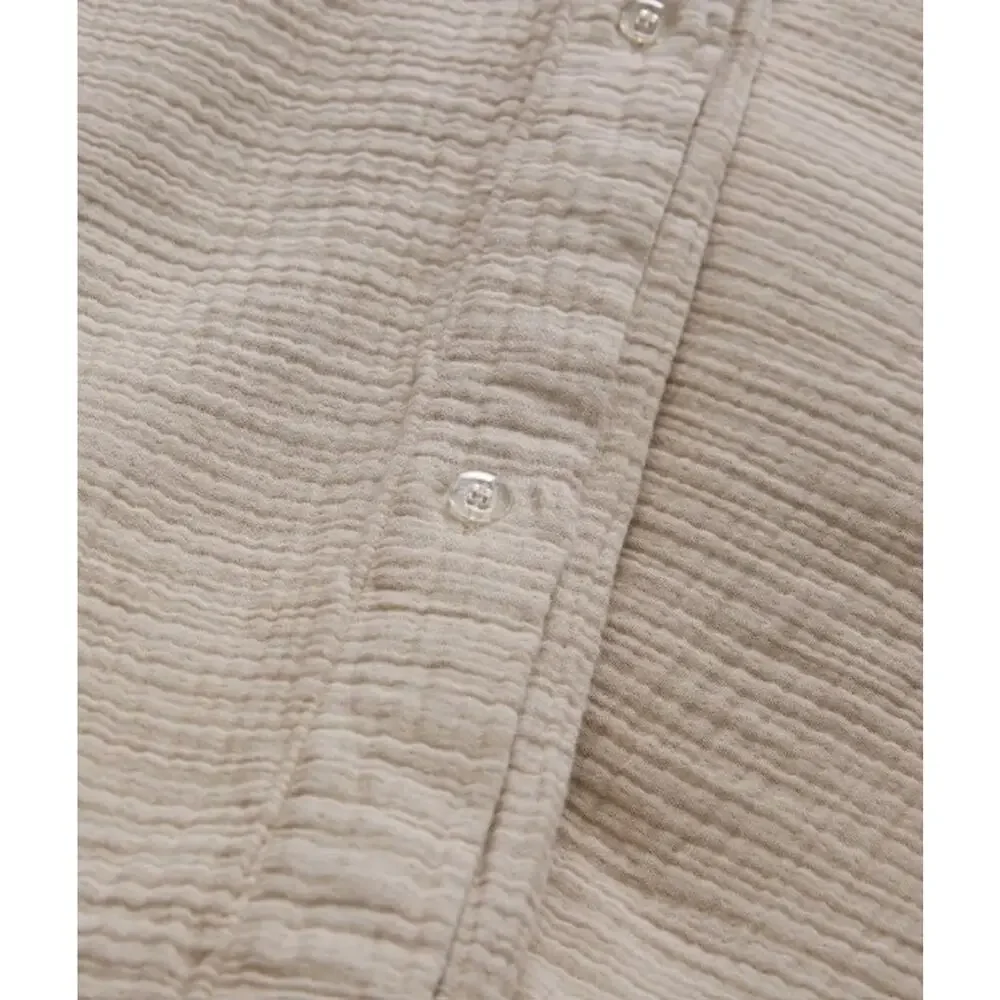 Quince QUEEN Gauze Duvet Cover + Shams Dune Tan Beige 100% Organic Cotton NEW